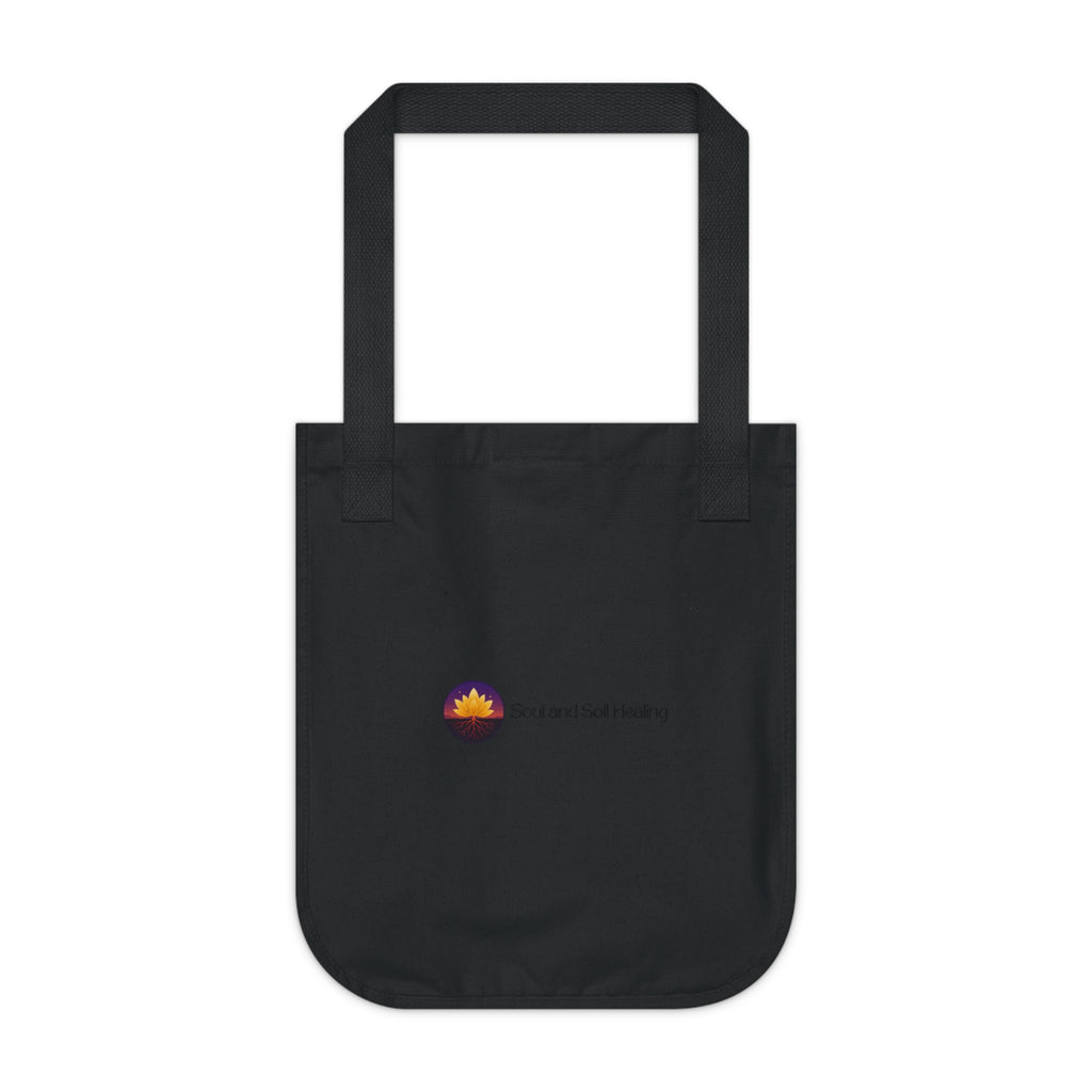 Canvas Tote Bag with Soul And Soil Healing Logo